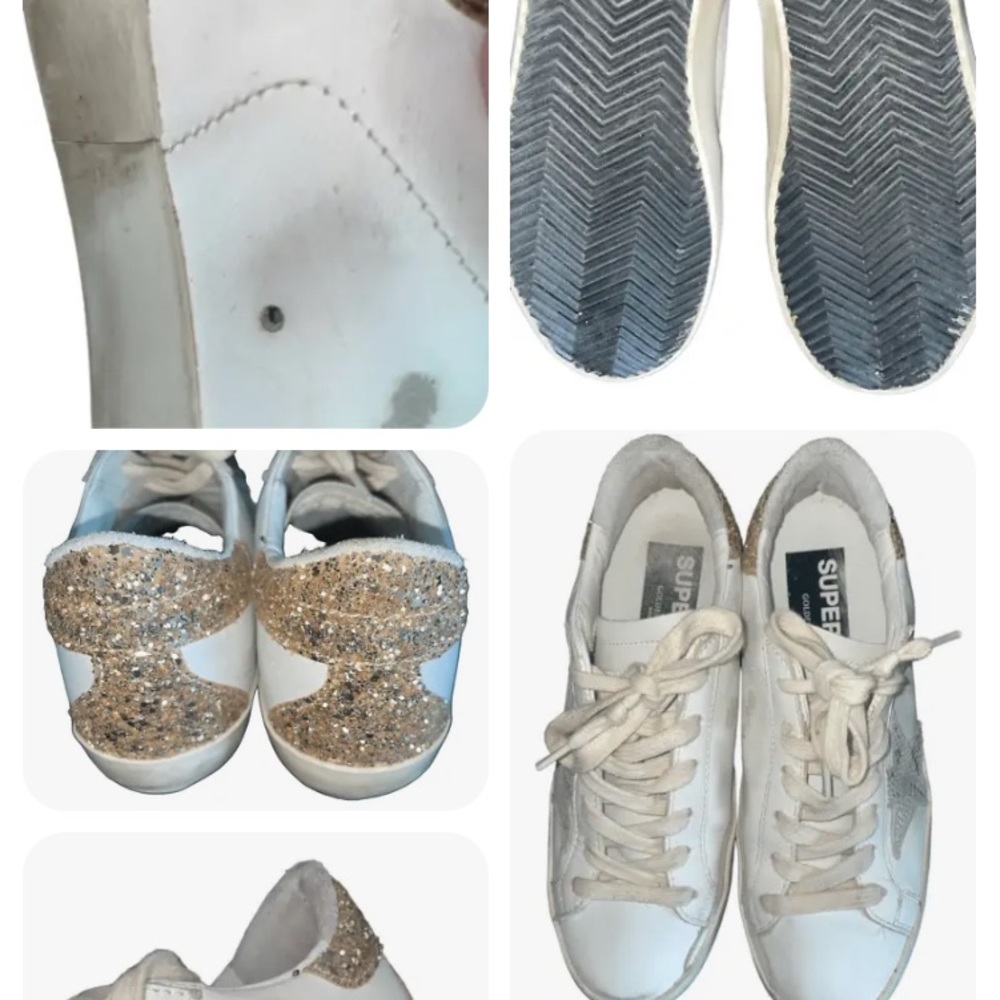 Authentic Golden Goose Deluxe brand sneakers., size 35 (5-5.5 US)